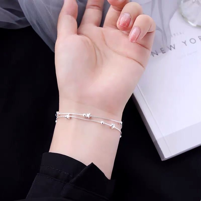 Ladies Star Bracelet Silver Jewelry Ladies Star Bracelet Silver Jewelry