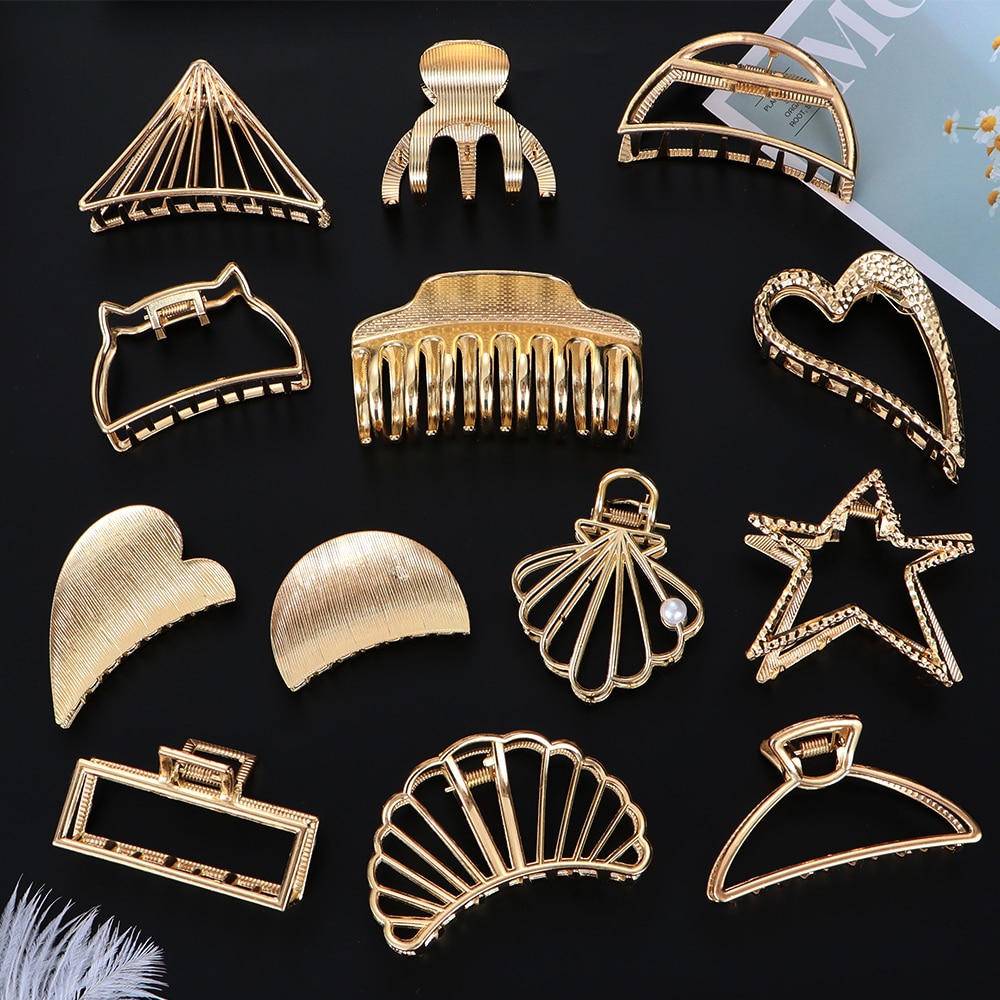 Ladies Stylish Metal Hair Clamp