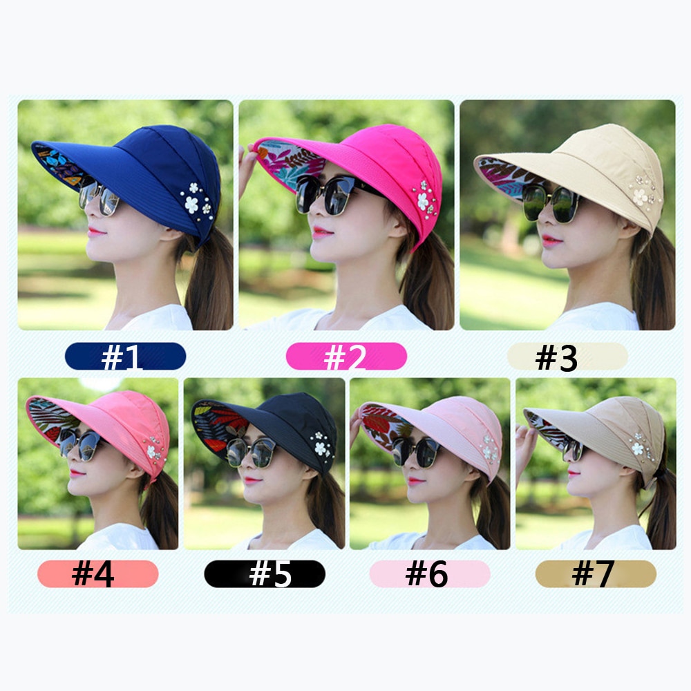 Ladies Sun Hat UV Protection Visor