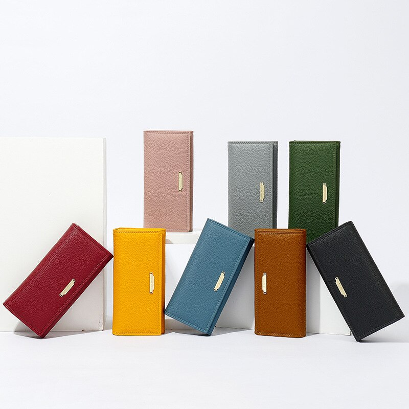 Ladies Travel Wallet Long Leather Wallet