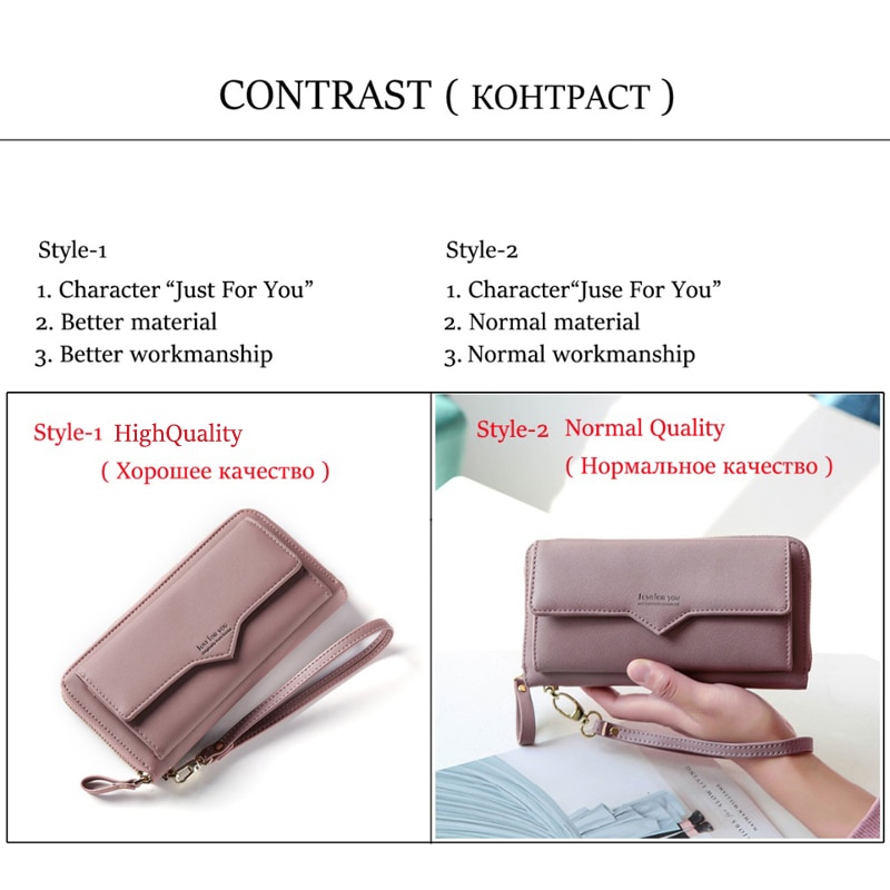 Ladies Wallet Phone Holder