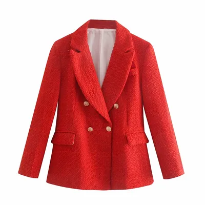 Ladies Woolen Blazer Chic Outerwear Ladies Woolen Blazer Chic Outerwear