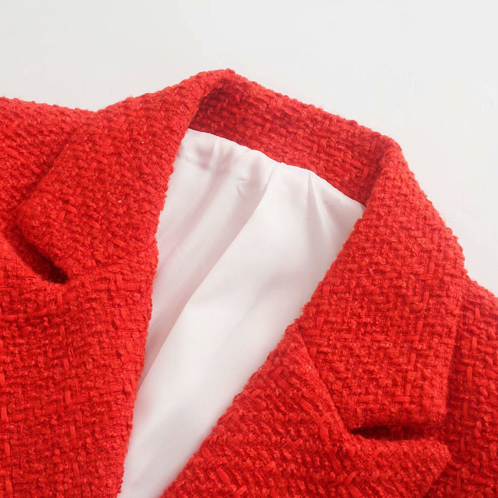 Ladies Woolen Blazer Chic Outerwear Ladies Woolen Blazer Chic Outerwear