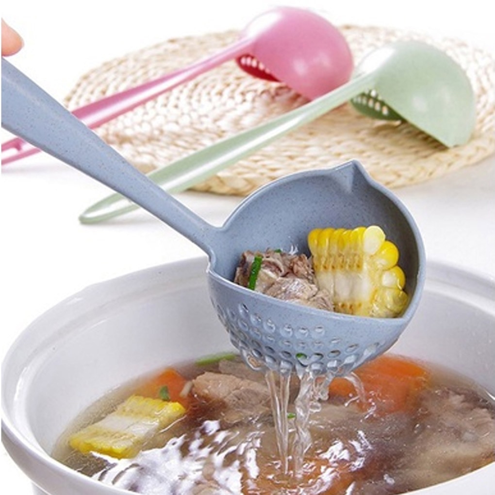 Ladle Soup Long Handle Strainer