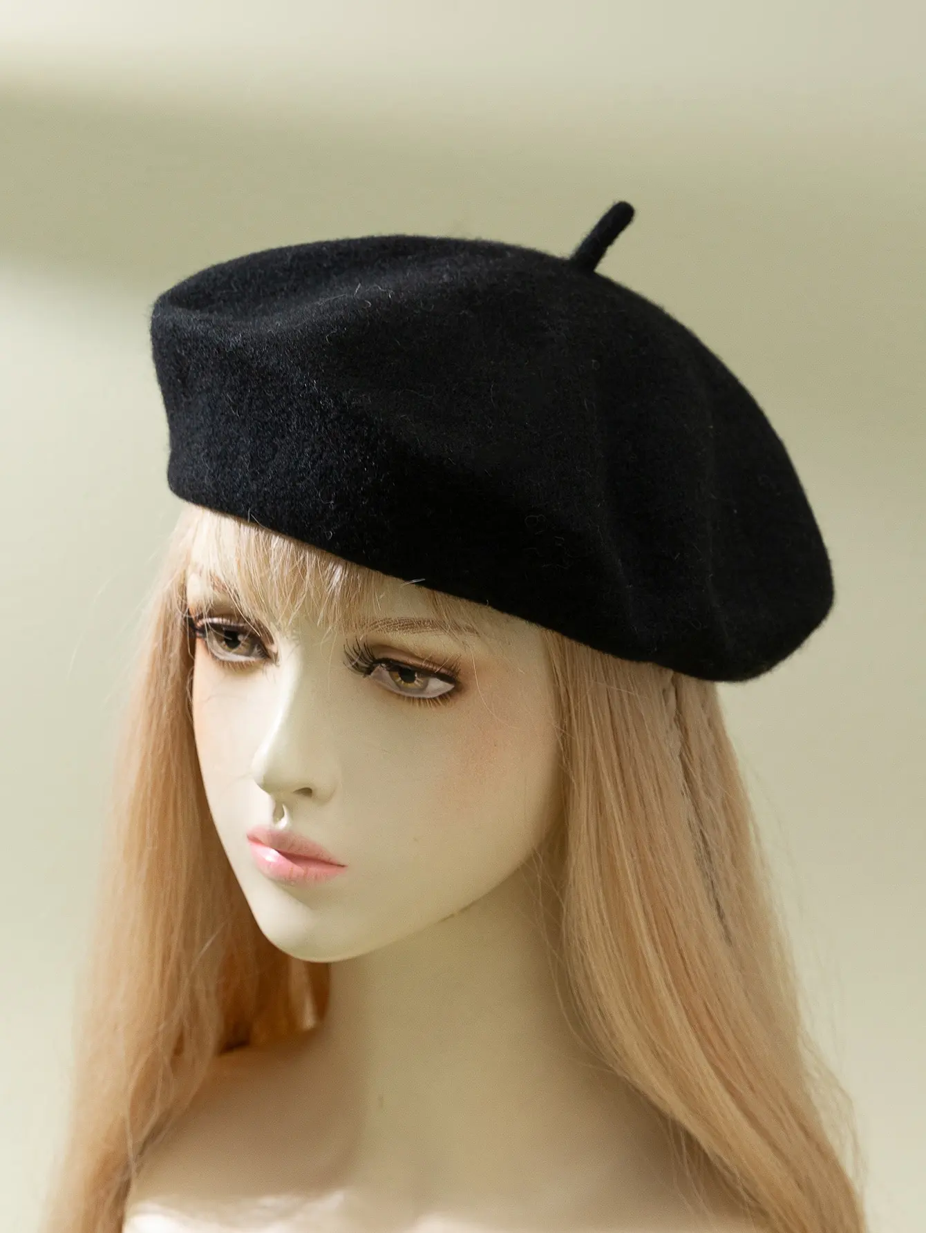 Lady Spring Winter Berets Hat Painter Style Hat Women Wool Vintage Berets Solid Color Caps Female Bonnet Warm Walking Lady Spring Winter Berets Hat Painter Style Hat Women Wool Vintage Berets Solid Color Caps Female Bonnet Warm Walking