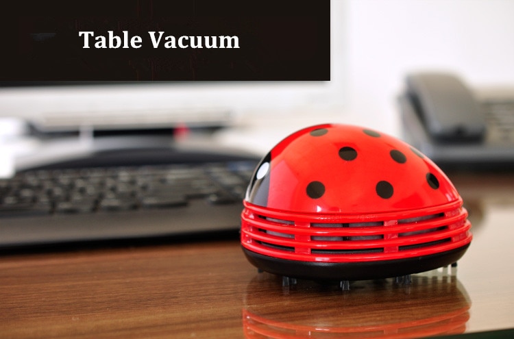 Ladybug Mini Vacuum Cleaner for Desk