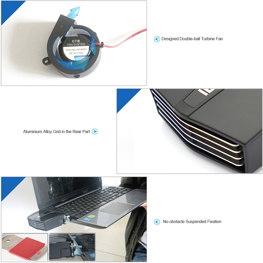 Laptop Fan Heatsink with Adjustable Speed Laptop Fan Heatsink with Adjustable Speed