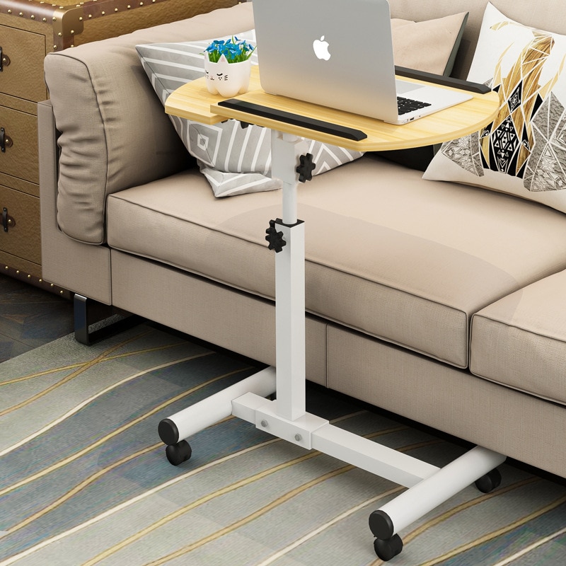 Laptop Side Table Adjustable Height