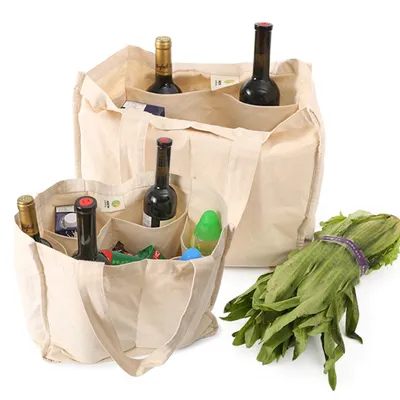 Large Canvas Reusable Grocery Tote Large Canvas Reusable Grocery Tote