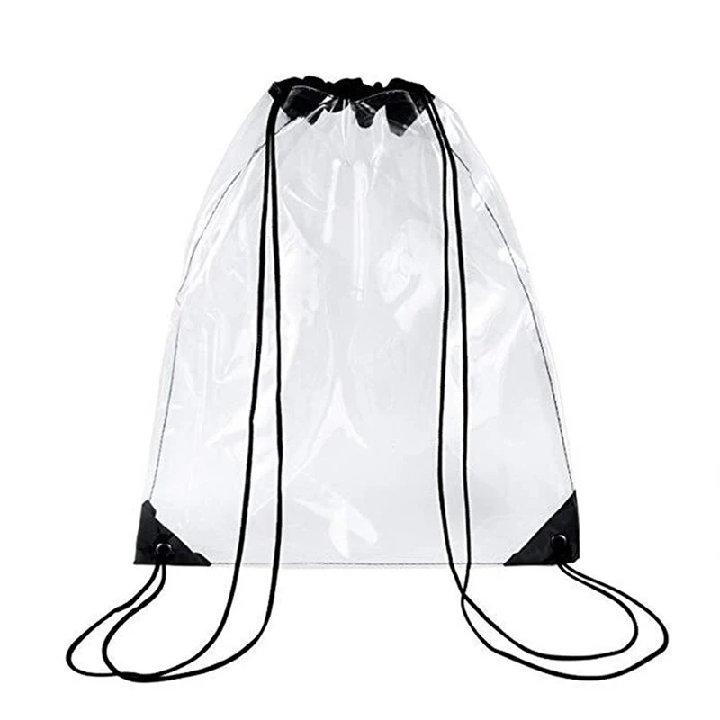 Large Capacity Clear Drawstring Backpack Large Capacity Clear Drawstring Backpack