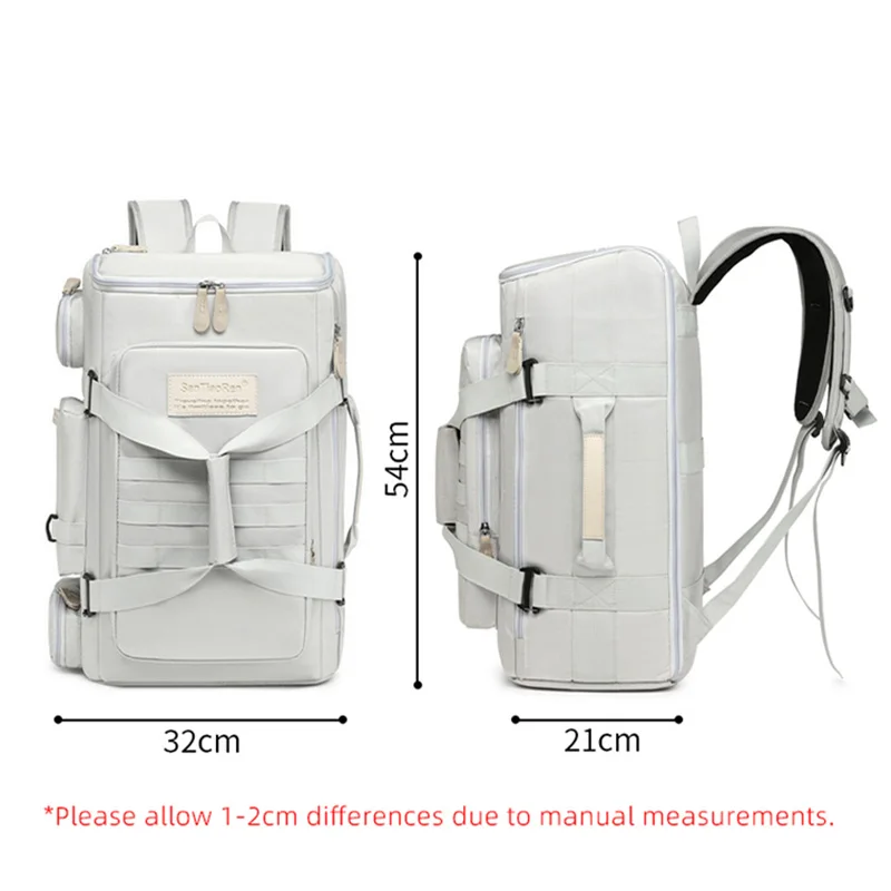 Large Capacity Gym Bag Travel Backpack Wet Dry Separation Shoulder Bags Outdoor Sports Backpacks Yoga Fitness Training