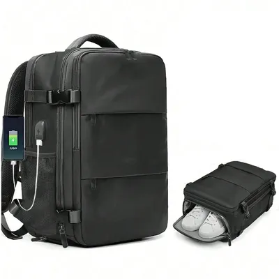 Large Capacity Multifunctional Business Travel Backpack Suitable For Women, Men, White-Collar Workers, Outdoor Travel