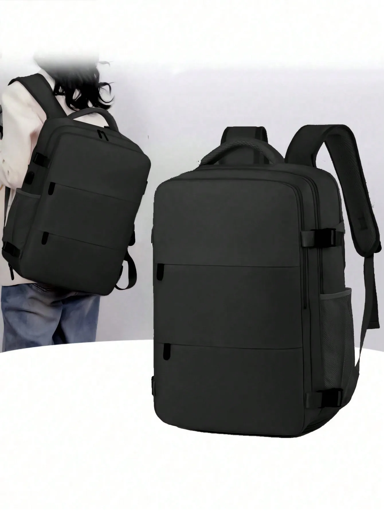 Large Capacity Multifunctional Business Travel Backpack Suitable For Women, Men, White-Collar Workers, Outdoor Travel