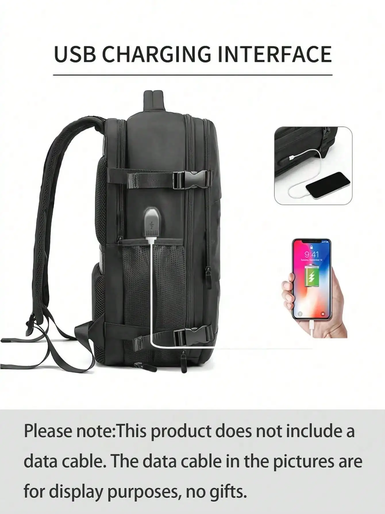 Large Capacity Multifunctional Business Travel Backpack Suitable For Women, Men, White-Collar Workers, Outdoor Travel