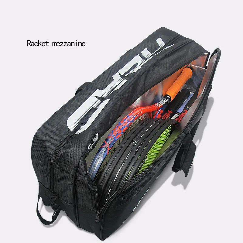 Large Capacity Original Head Tennis Bag Badminton Backpack For Men Women 6 Racket Sport Bag Raquete De Tenis Bag Tennis