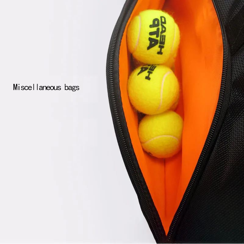Large Capacity Original Head Tennis Bag Badminton Backpack For Men Women 6 Racket Sport Bag Raquete De Tenis Bag Tennis