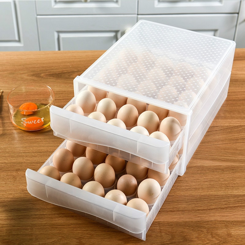 Large Capacity Plastic Egg Drawers