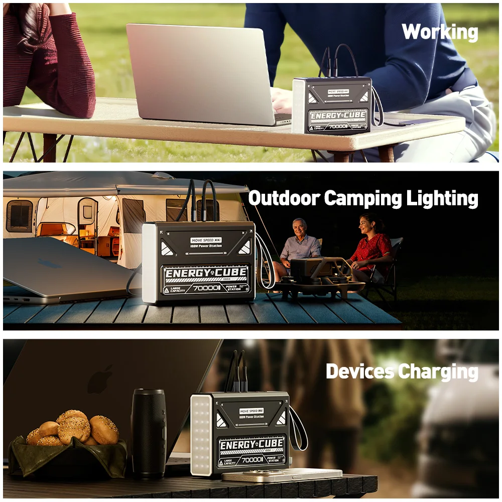 Large Capacity Power Bank 100W Fast Charge External Battery Flashlight Powerbank for Laptop Outdoor Camping Large Capacity Power Bank 100W Fast Charge External Battery Flashlight Powerbank for Laptop Outdoor Camping