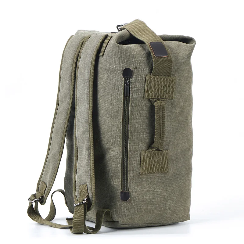Large Capacity Rucksack Man Travel Bag Mountaineering Backpack Male Luggage Canvas Bucket Shoulder Bags for Boys Men
