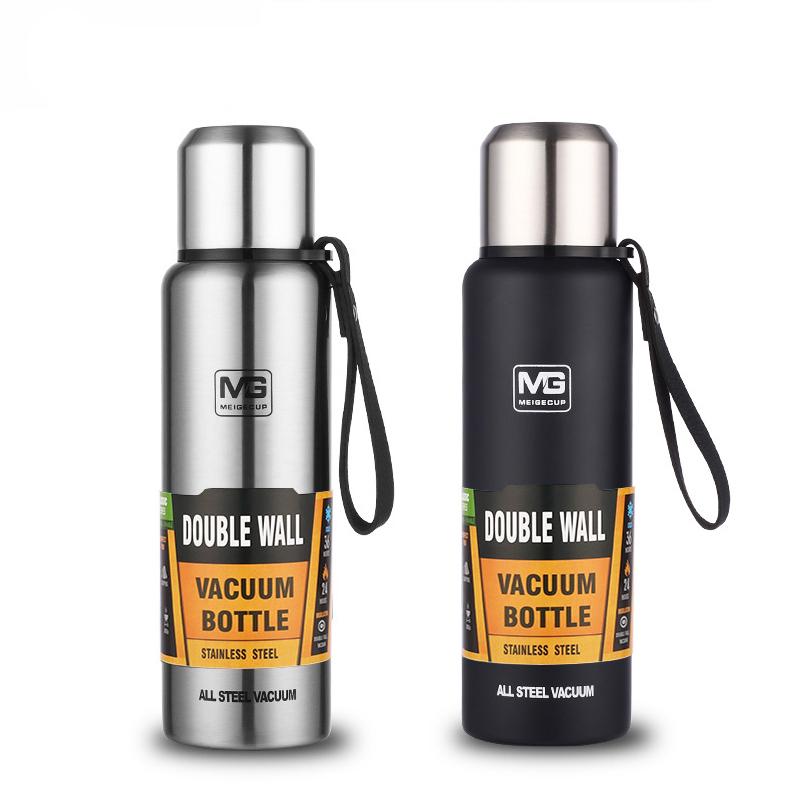 Large Capacity Stainless Steel Thermos Portable Vacuum Flask Insulated Tumbler with Rope Thermo Bottle Large Capacity Stainless Steel Thermos Portable Vacuum Flask Insulated Tumbler with Rope Thermo Bottle