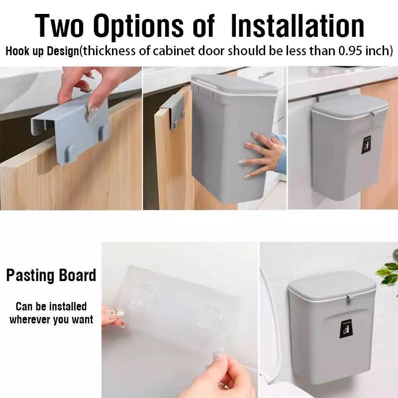 Large Capacity Wall Mounted Trash Can Large Capacity Wall Mounted Trash Can