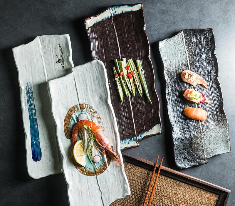 Large Ceramic Sushi Serving Plate