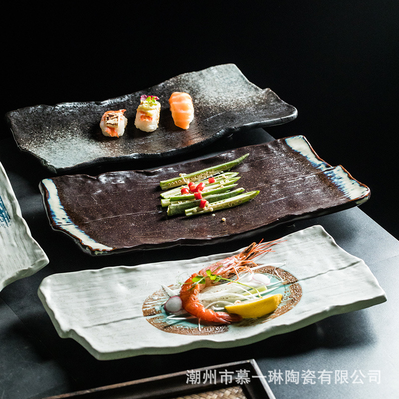 Large Ceramic Sushi Serving Plate Large Ceramic Sushi Serving Plate