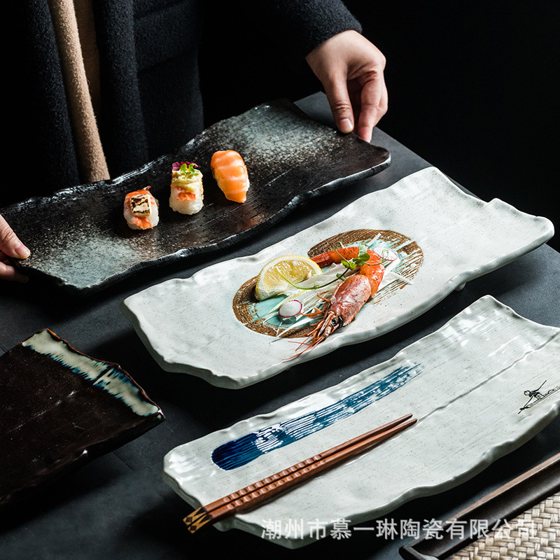 Large Ceramic Sushi Serving Plate Large Ceramic Sushi Serving Plate