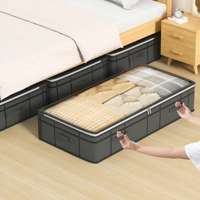 Large Clothes Storage Bag Under Bed Foldable Quilt Clothes Storage Bag Doggy Bag Bedroom Dormitory Organizer Bag Large Clothes Storage Bag Under Bed Foldable Quilt Clothes Storage Bag Doggy Bag Bedroom Dormitory Organizer Bag