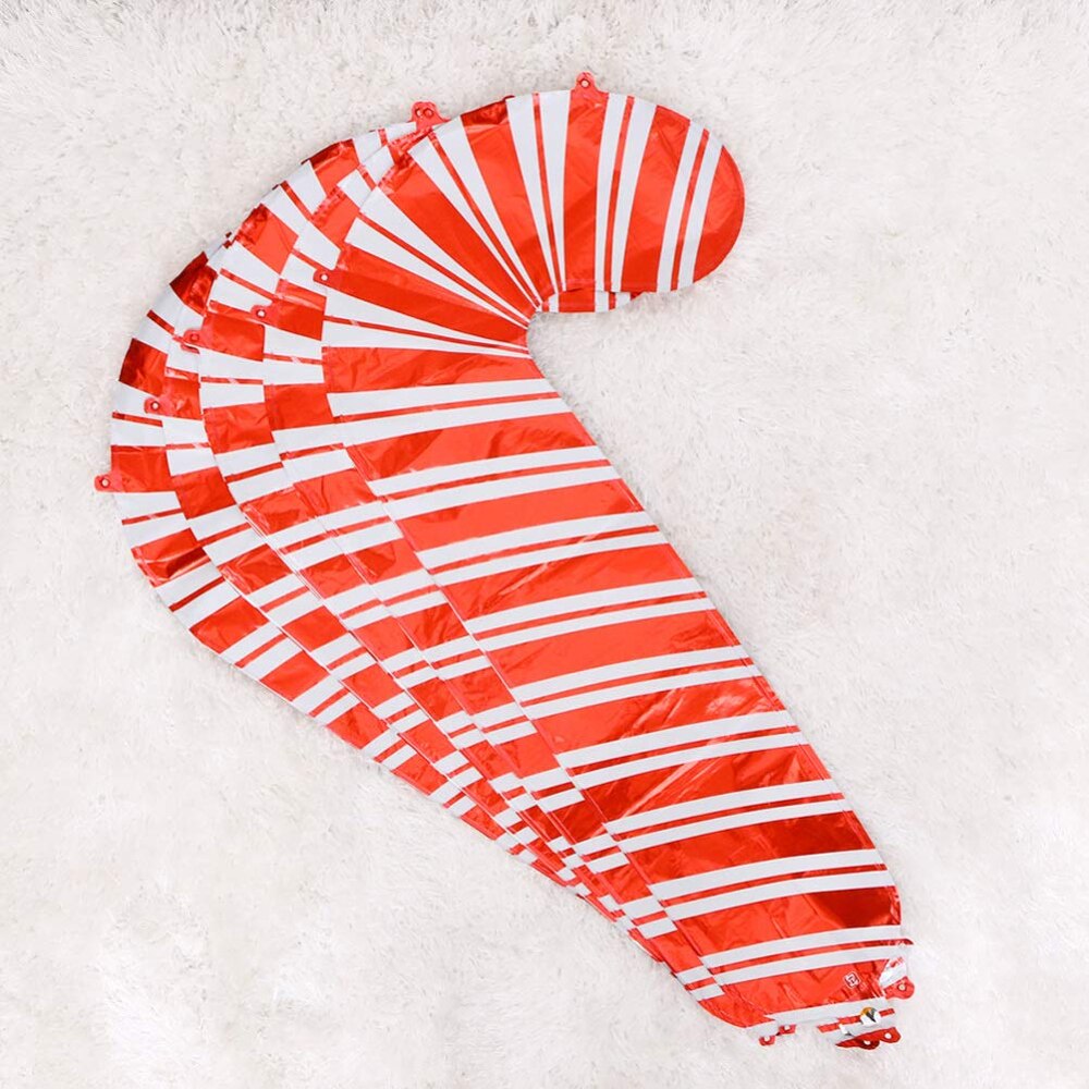 Large Foil Candy Cane Balloons (8pcs)