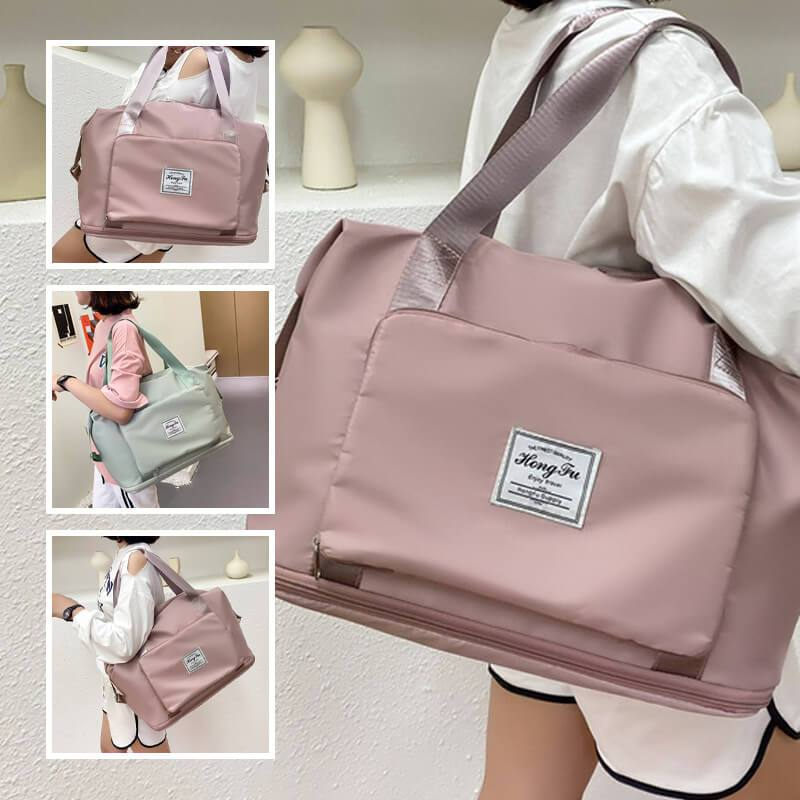 Large Foldable Carry On Tote Travel Bag