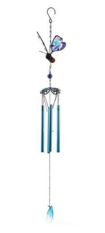 Large Hanging Glass Dragonfly Wind Chime Large Hanging Glass Dragonfly Wind Chime