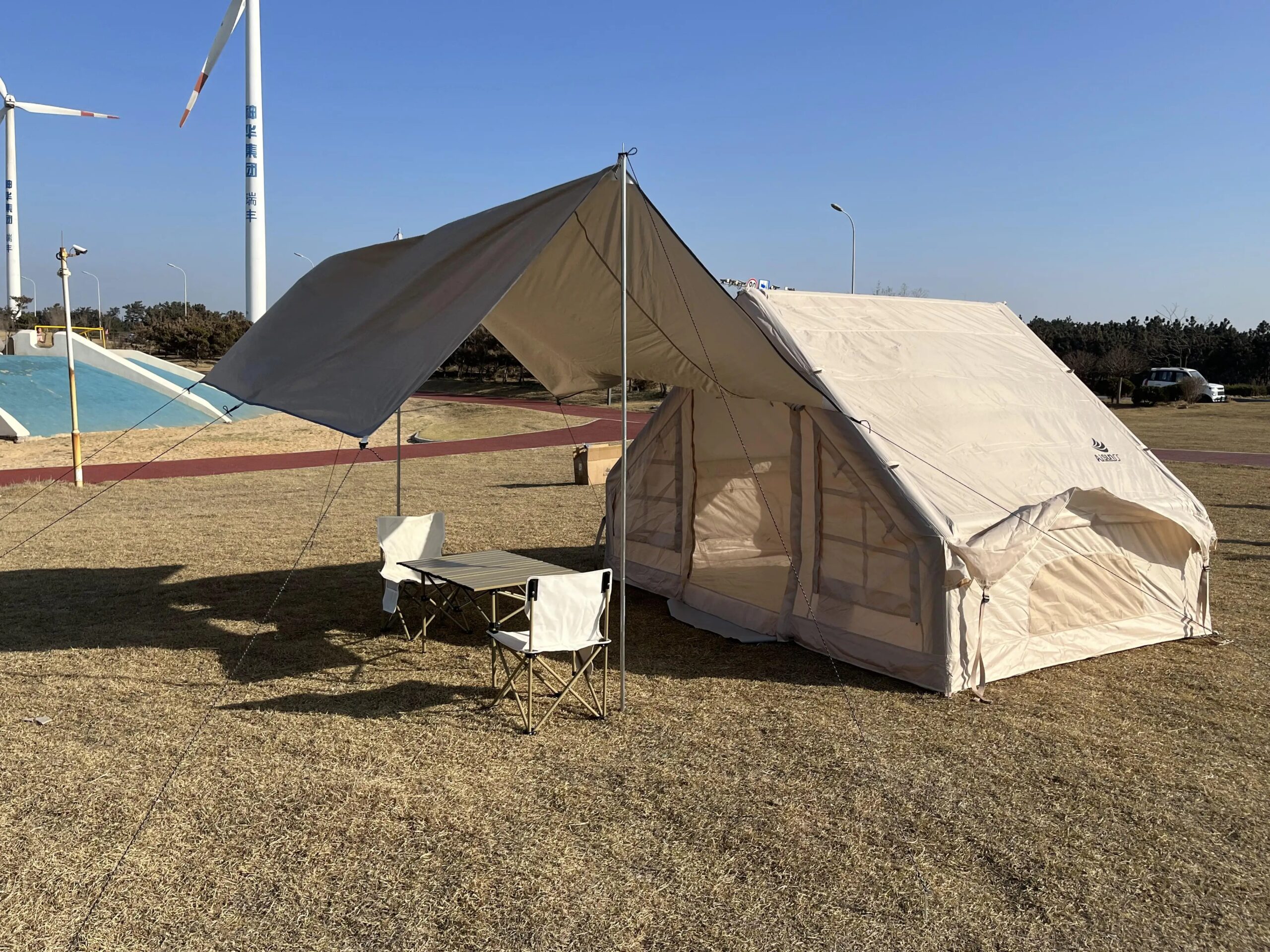 Large Inflatable Tent for Family Dinner Outdoor Camping Tents Large Inflatable Tent for Family Dinner Outdoor Camping Tents