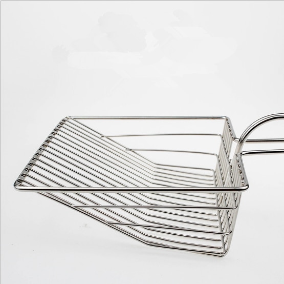 Large Iron Metal Kitty Litter Scoop