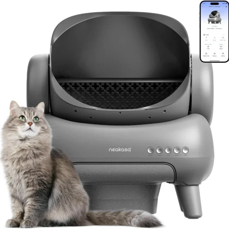 Large Low noise Odor Eliminator App Control Intelligent Electric Self Cleaning Smart Automatic Cat Litter Box