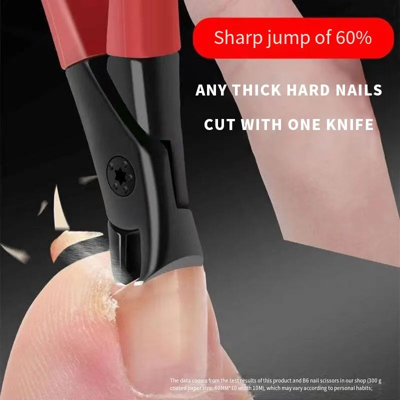 Large Opening Nail Clippers Gray Nail Trimmer Thick Nails for the Elderly Individual Household Nail Clippers Durable Large Opening Nail Clippers Gray Nail Trimmer Thick Nails for the Elderly Individual Household Nail Clippers Durable