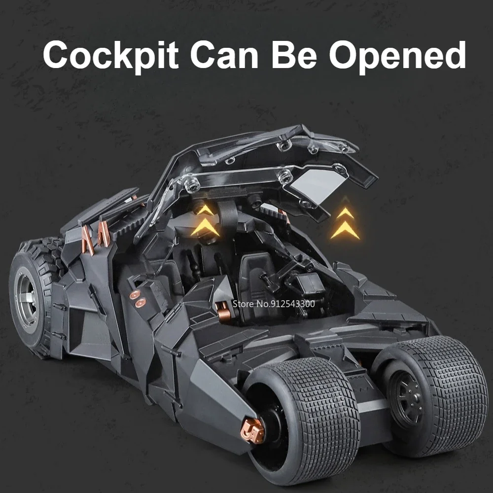 Large Scale 1:18 Batmobile Car Model Toy The Dark Knight Trilogy Sound Light Sliding Spray Alloy Vehicle Models Large Scale 1:18 Batmobile Car Model Toy The Dark Knight Trilogy Sound Light Sliding Spray Alloy Vehicle Models