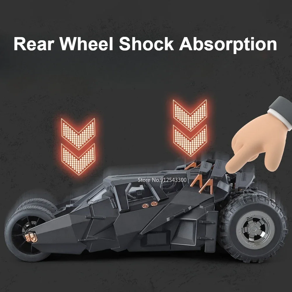 Large Scale 1:18 Batmobile Car Model Toy The Dark Knight Trilogy Sound Light Sliding Spray Alloy Vehicle Models Large Scale 1:18 Batmobile Car Model Toy The Dark Knight Trilogy Sound Light Sliding Spray Alloy Vehicle Models