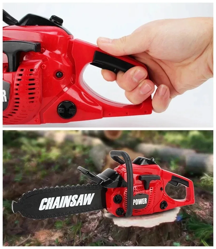 Large Size Children Electronic Chainsaw Kids Play Tools Pretend Play Tool Kits Electric Saw Children Simulated Play Large Size Children Electronic Chainsaw Kids Play Tools Pretend Play Tool Kits Electric Saw Children Simulated Play