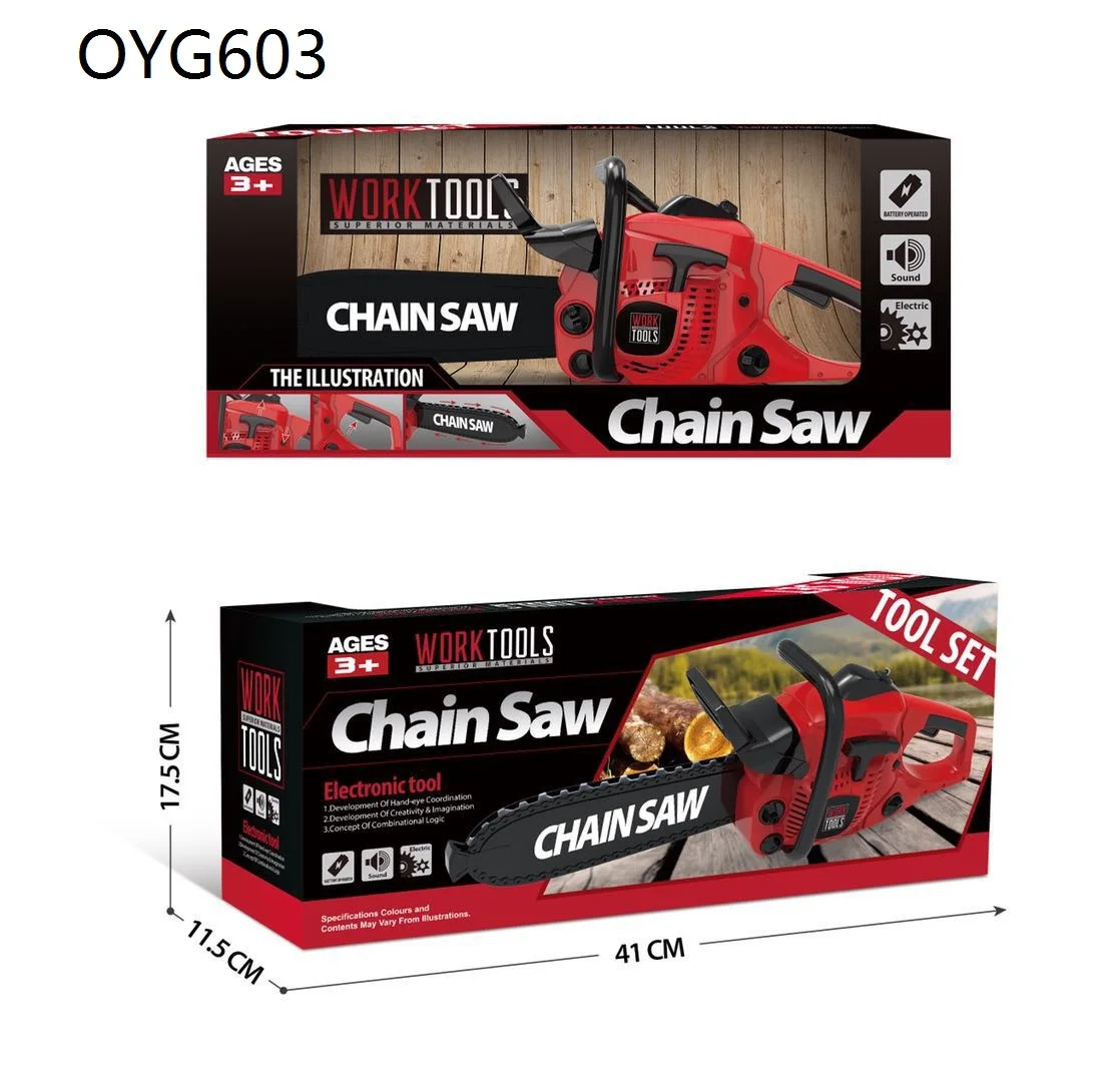 Large Size Children Electronic Chainsaw Kids Play Tools Pretend Play Tool Kits Electric Saw Children Simulated Play Large Size Children Electronic Chainsaw Kids Play Tools Pretend Play Tool Kits Electric Saw Children Simulated Play