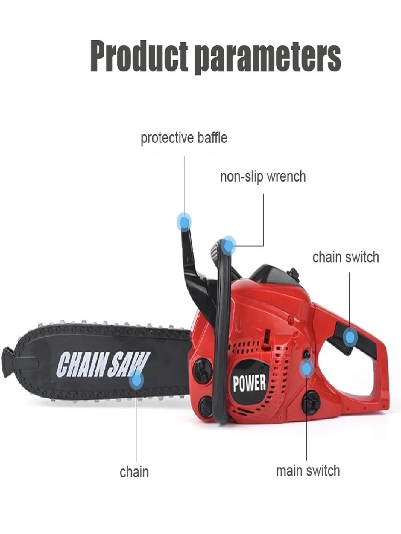 Large Size Children Electronic Chainsaw Kids Play Tools Pretend Play Tool Kits Electric Saw Children Simulated Play Large Size Children Electronic Chainsaw Kids Play Tools Pretend Play Tool Kits Electric Saw Children Simulated Play