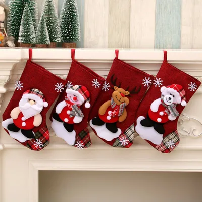 Large Stocking Christmas Sock Decor Large Stocking Christmas Sock Decor