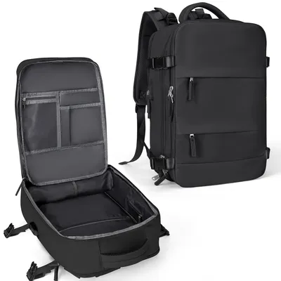 Large Travel Backpack Airline Flight Approved Waterproof Laptop Backpack Anti Theft Carry on Backpack Hiking Backpack