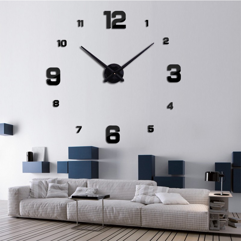 Large Wall Clocks DIY Timepiece