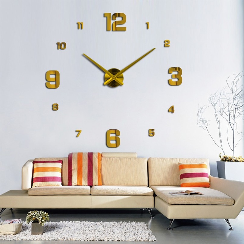 Large Wall Clocks DIY Timepiece