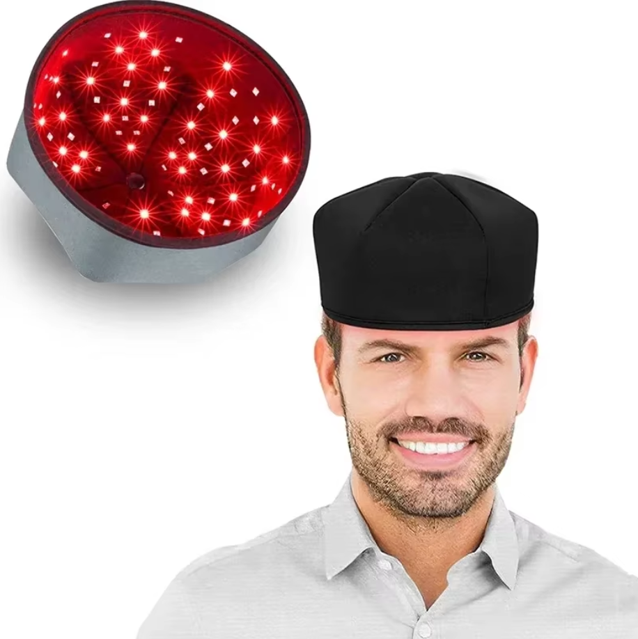 Laser Hair Cap Repairs Frizzy Hair, Thickens Hairline, Solidifies Head Massage, Cares for Damaged Hair, Heat Cap