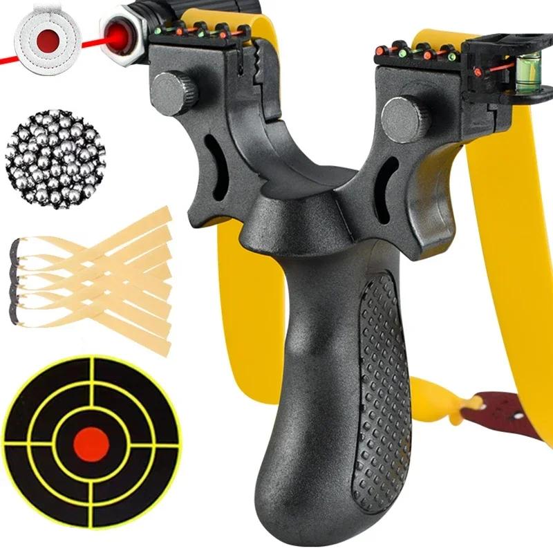 Laser Shooting Slingsshot High Precision Sling Outdoor Hunting Slingshot for Hunting High Precision Catapult Tirachinas Laser Shooting Slingsshot High Precision Sling Outdoor Hunting Slingshot for Hunting High Precision Catapult Tirachinas