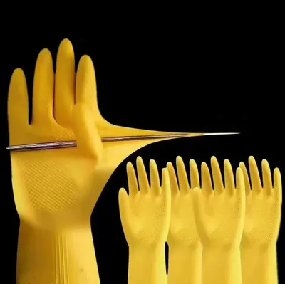 Latex Dishwashing Gloves Waterproof Household Kitchen Washing Bowl Washing Clothes Vegetable Cleaning Household Latex Dishwashing Gloves Waterproof Household Kitchen Washing Bowl Washing Clothes Vegetable Cleaning Household