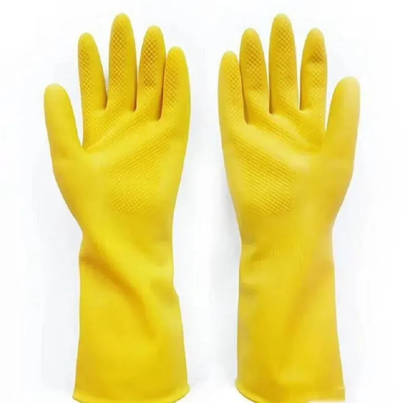 Latex Dishwashing Gloves Waterproof Household Kitchen Washing Bowl Washing Clothes Vegetable Cleaning Household Latex Dishwashing Gloves Waterproof Household Kitchen Washing Bowl Washing Clothes Vegetable Cleaning Household
