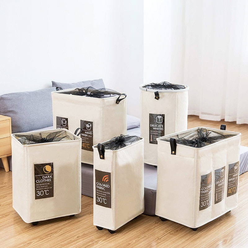 Laundry Basket with Wheels Clothes Bag Laundry Basket with Wheels Clothes Bag